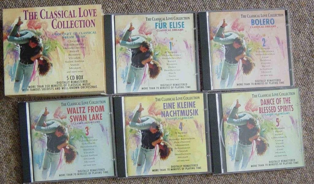The Classical Love Collection 5CD Box, Ophalen of Verzenden, Classicisme, Zo goed als nieuw, Overige typen