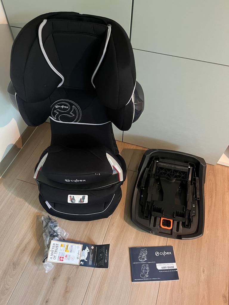 Cybex Pallas 2-fix autostoel zgan, compleet,voor 9-36 kg, Overige merken, Autogordel of Isofix, Ophalen of Verzenden, Zo goed als nieuw
