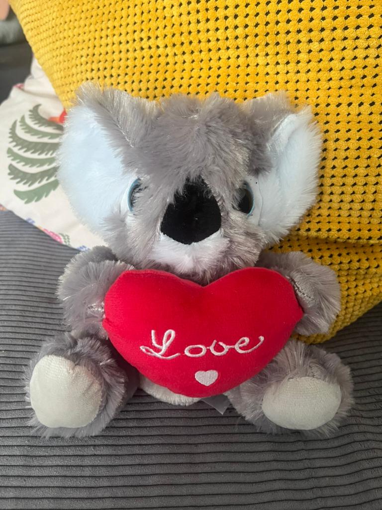 Koala knuffel Love nieuw, Ophalen of Verzenden, Nieuw, Overige typen