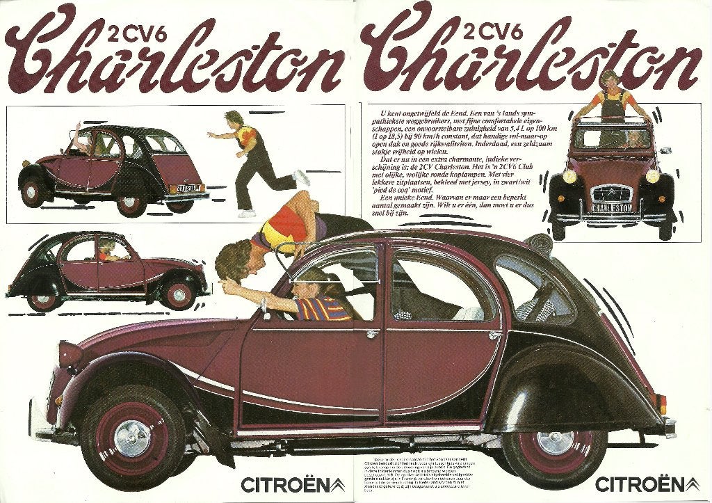 Citroen 2CV6 Charleston folder, Ophalen of Verzenden, Zo goed als nieuw, Citroën