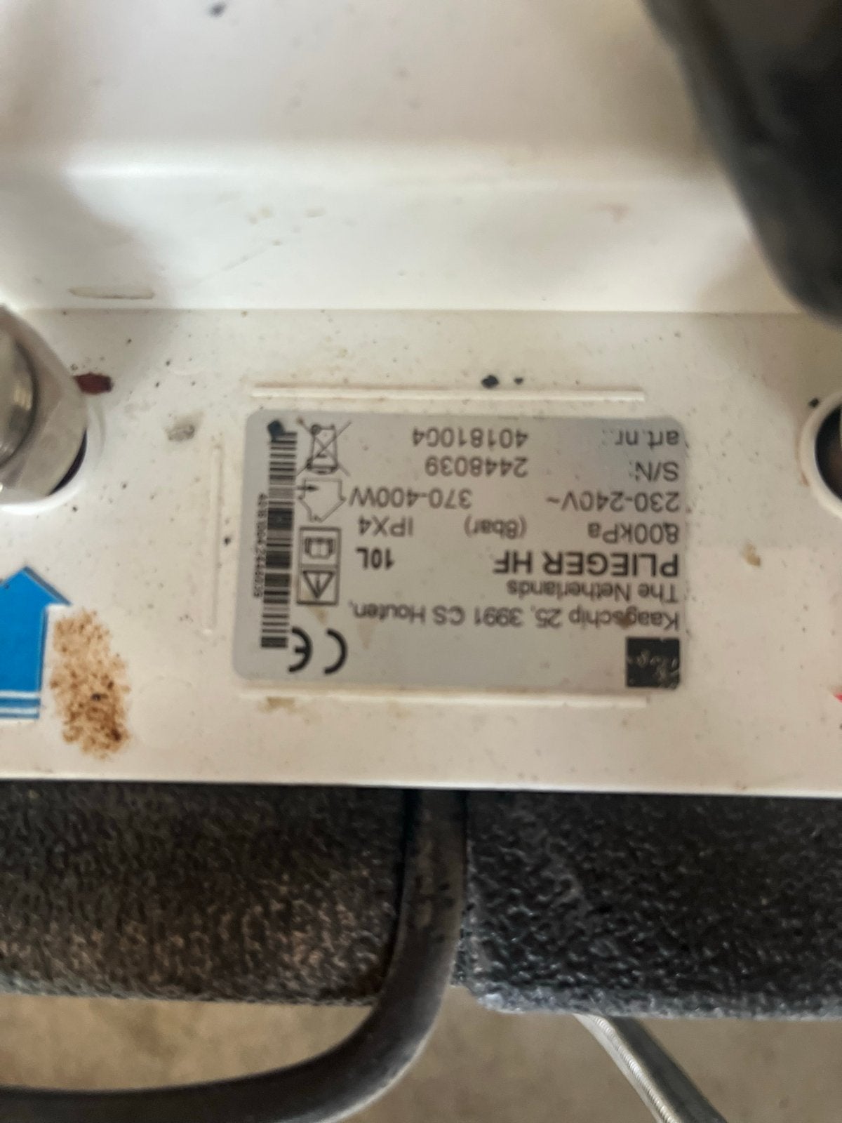 Plieger HF 10L keukenboiler - Zo goed als nieuw, Ophalen of Verzenden, Zo goed als nieuw