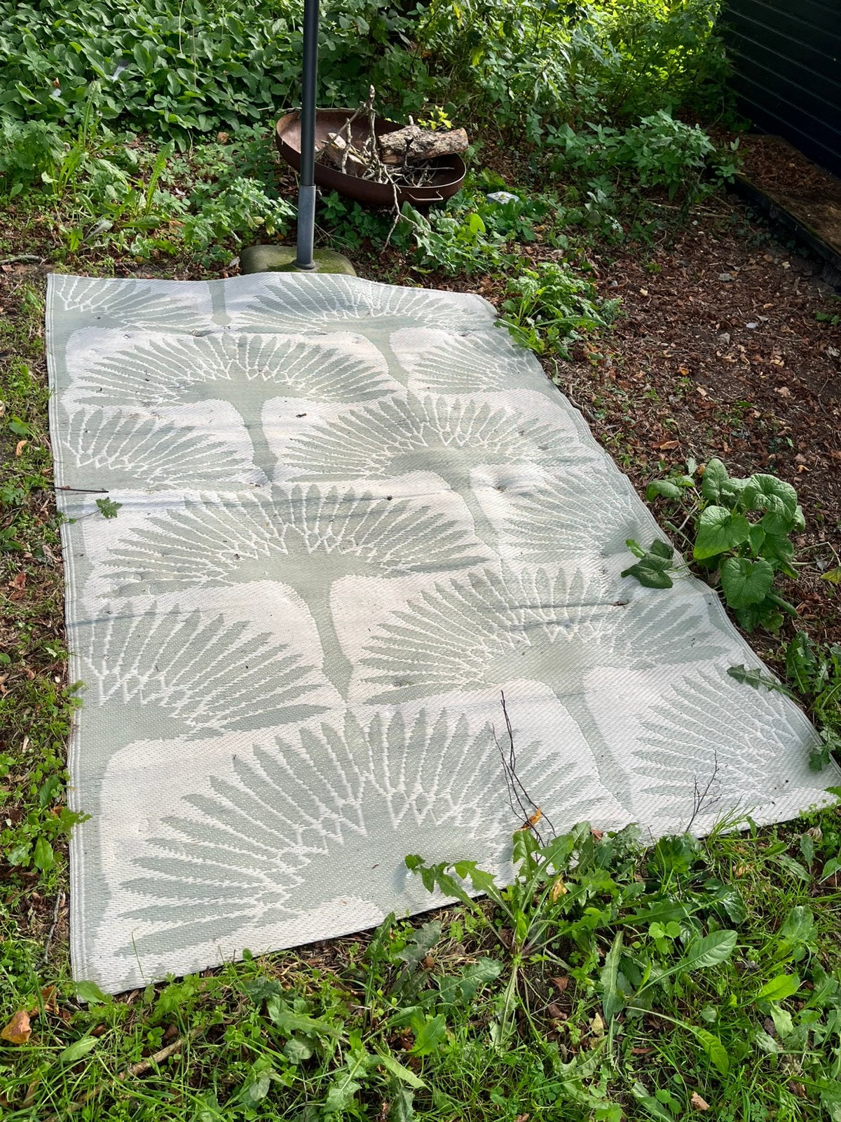 Tuinkleed buitenkleed, Ophalen, Gebruikt