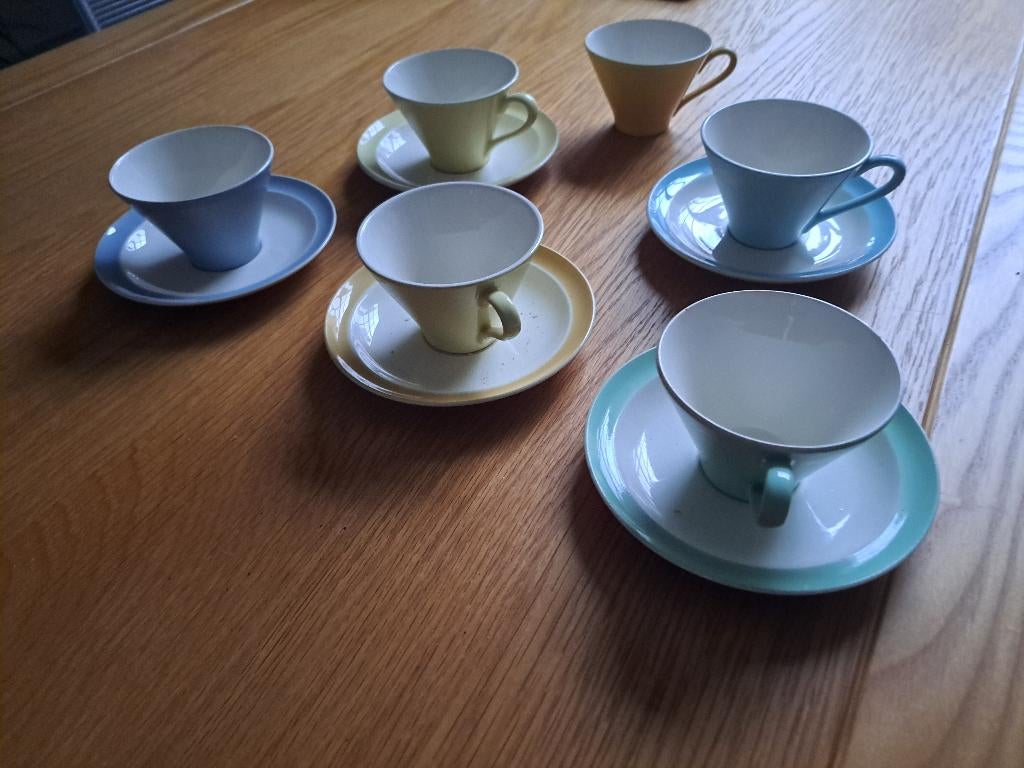Vintage servies Petrus Regout Pastel, Ophalen of Verzenden