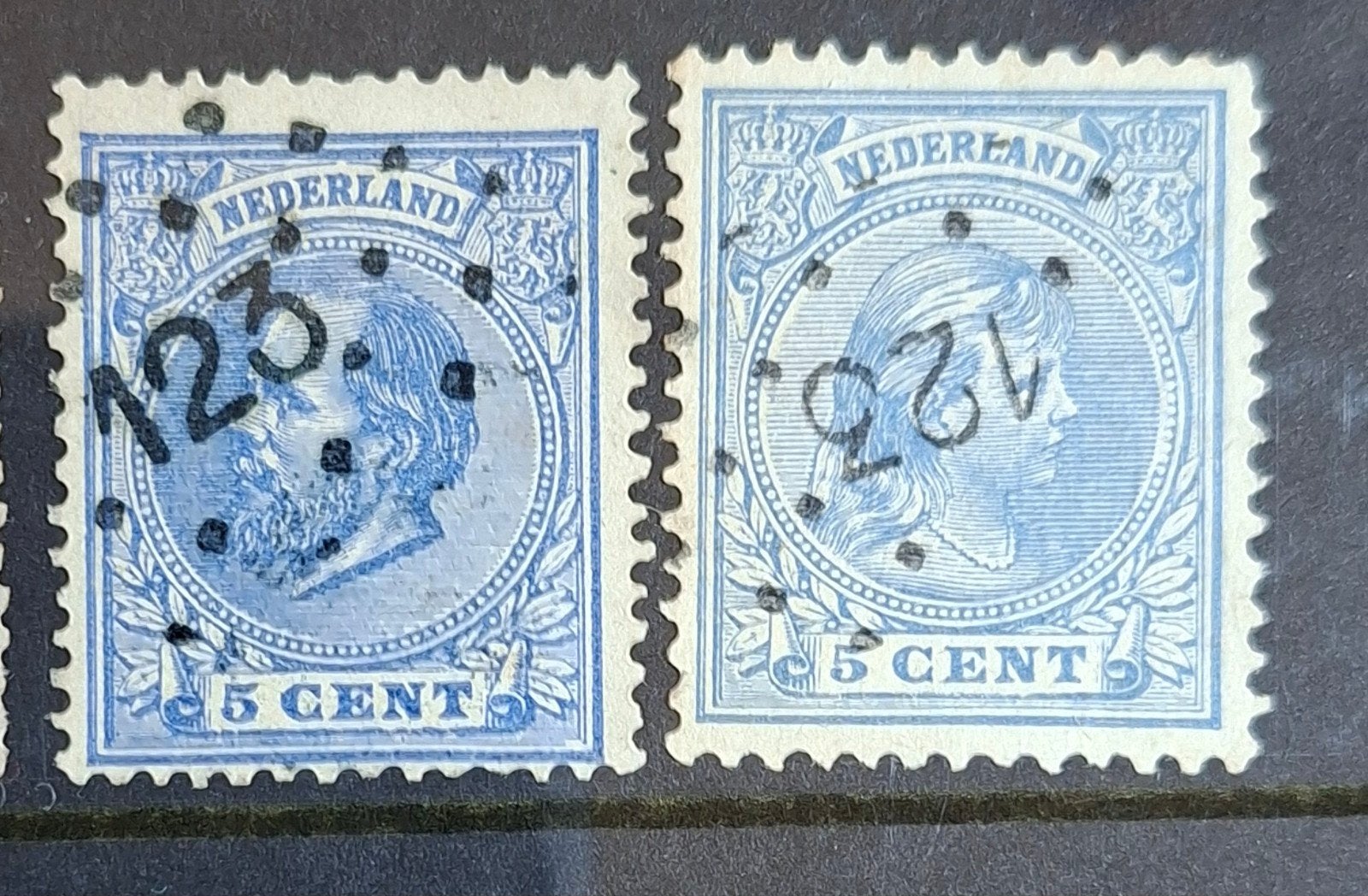 puntstempel zegels num 123 Winterswijk, Postzegels en Munten, Ophalen of Verzenden