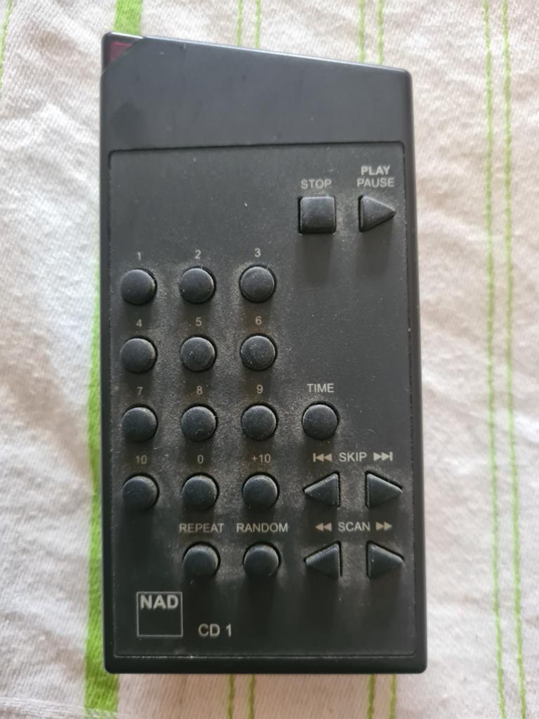 NAD 1 remote, Ophalen