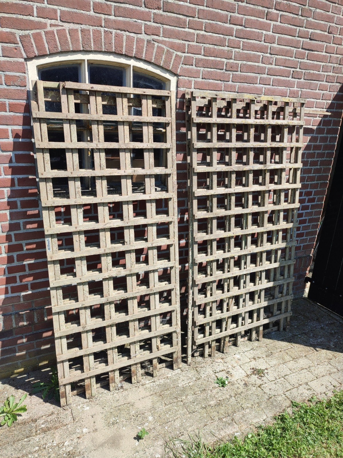 Houten tuinrek klimrek voor planten (6x), Ophalen, Minder dan 3 meter, Hout, 1 tot 2 meter