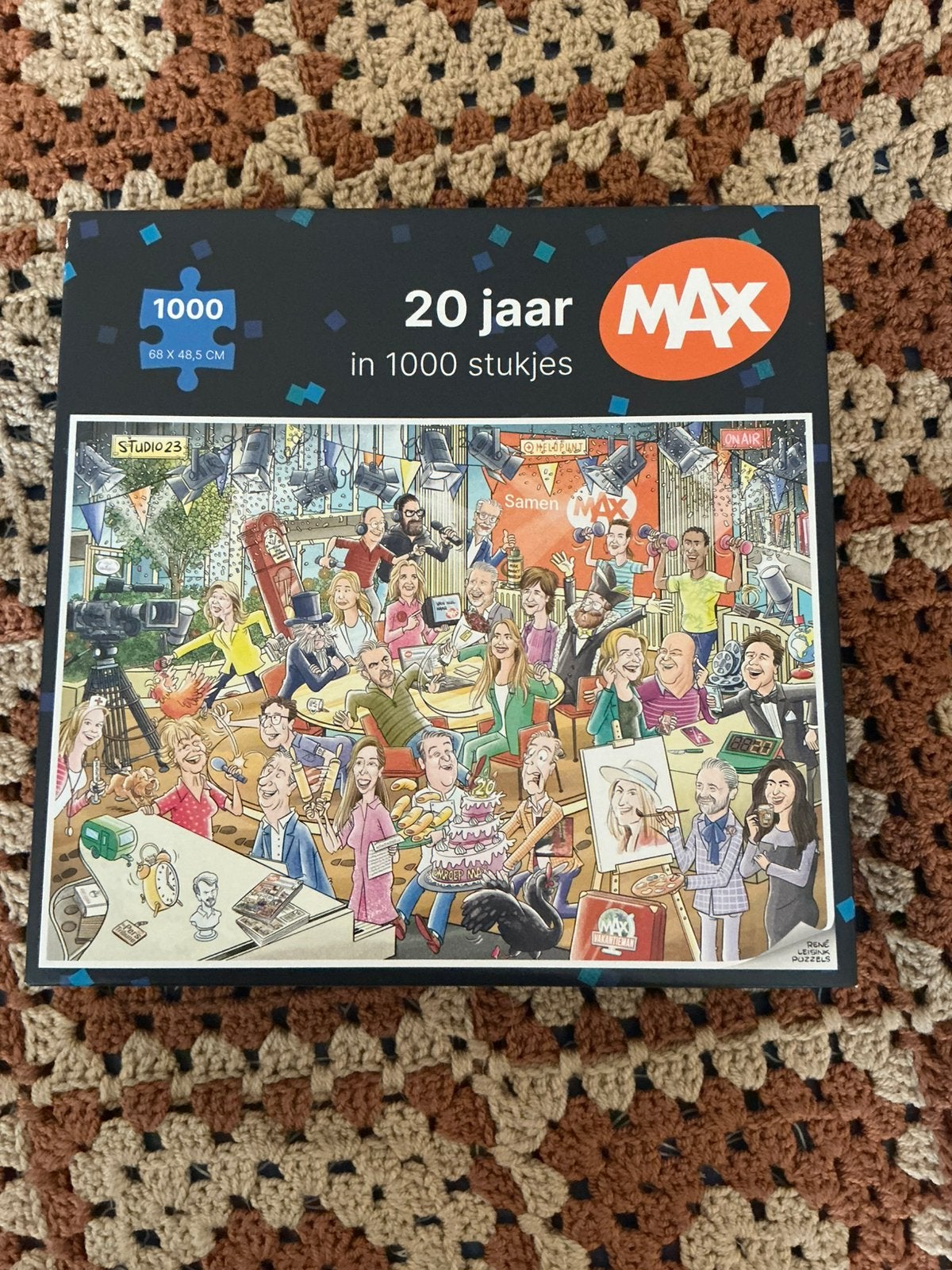 20 jaar Max puzzel Limited Edition, Ophalen of Verzenden, 500 t/m 1500 stukjes, Zo goed als nieuw