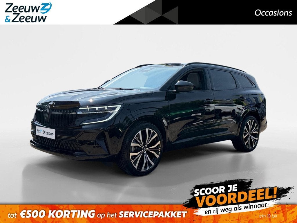 Renault Espace E-Tech full hybrid 200 iconic 7p. | Lederen B, Auto's, Renault, Bedrijf, Te koop, Espace, 360° camera, ABS, Adaptieve lichten