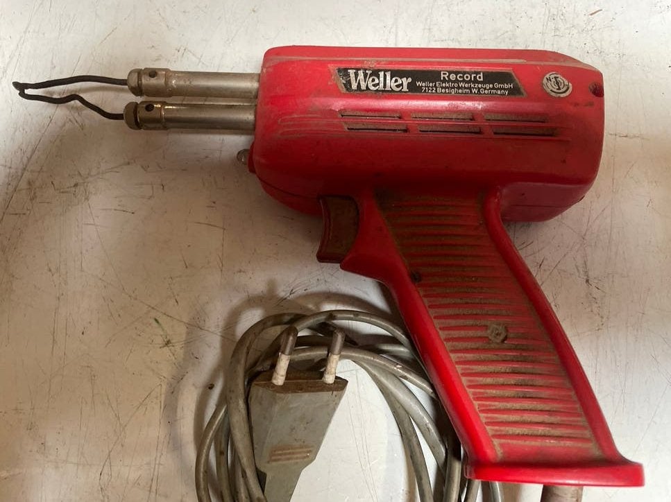 Weller Record Soldeerbout Type 8100C - Vintage Soldeerpistoo, Ophalen, Gebruikt, Minder dan 150 ampère, Overige typen