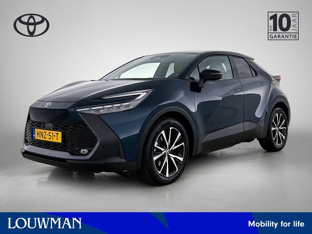 Toyota C-HR 2.0 Plug-in Hybrid 220 First Edition | Parkeerse, Auto's, Toyota, 12 maanden, Stof, 4 cilinders, Blauw
