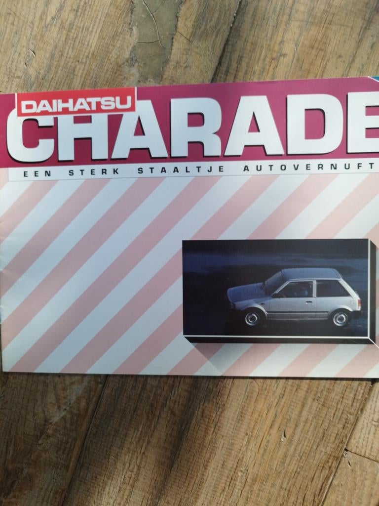 Daihatsu Charade folder uit 1984, Ophalen of Verzenden, Zo goed als nieuw, Daihatsu