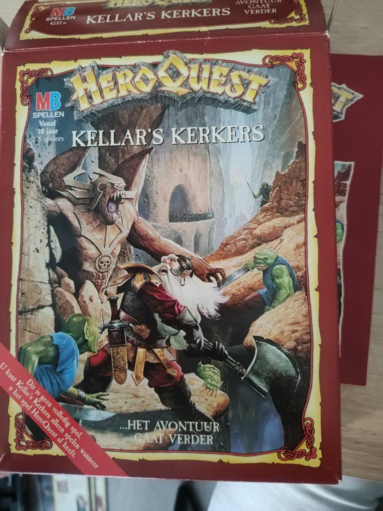 HeroQuest Uitbreiding: Kellar's Kerkers - Compleet!, Hobby en Vrije tijd, Drie of vier spelers, Ophalen of Verzenden, MB Spellen