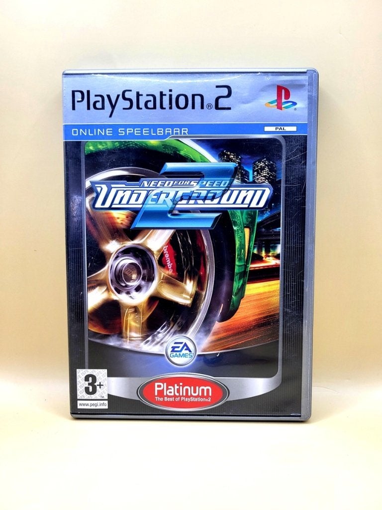 Need for Speed Underground 2 Platinum - PlayStation 2 - PS2, Eén computer, Ophalen of Verzenden, Zo goed als nieuw, Sony