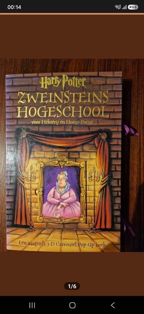 Harry Potter Zweinsteins Hogeschool 3d Pop-up Boek, Boeken, Ophalen of Verzenden, Zo goed als nieuw