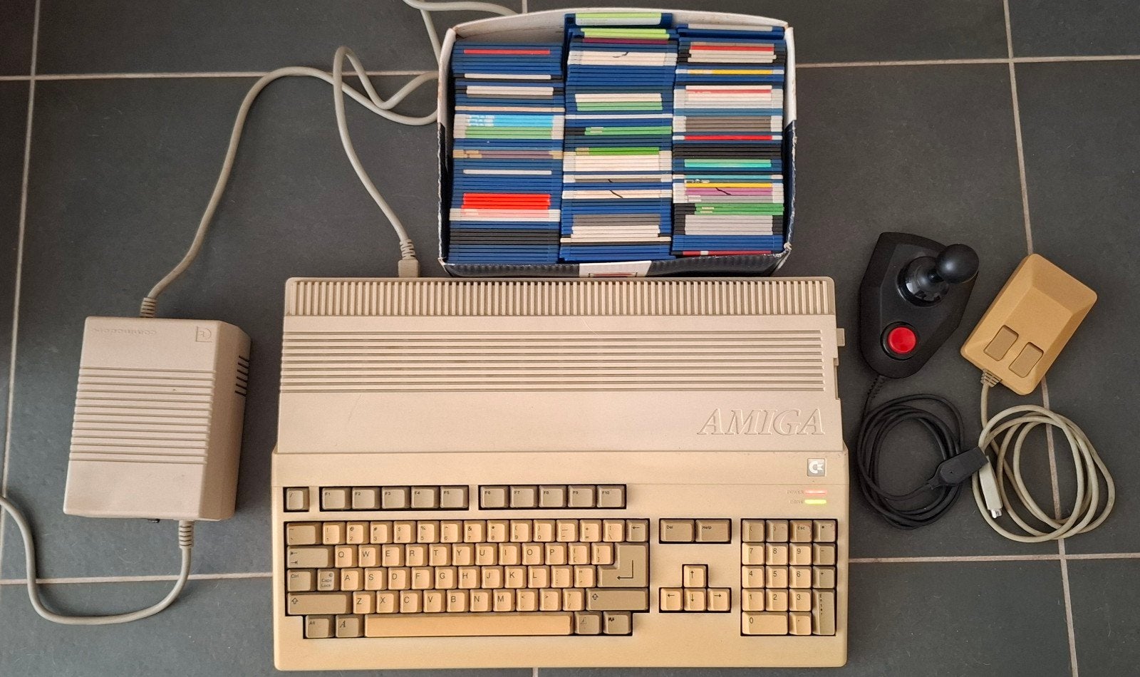 Commodore Amiga A500 met veel spellen, Computers en Software, Ophalen, Commodore Amiga A500