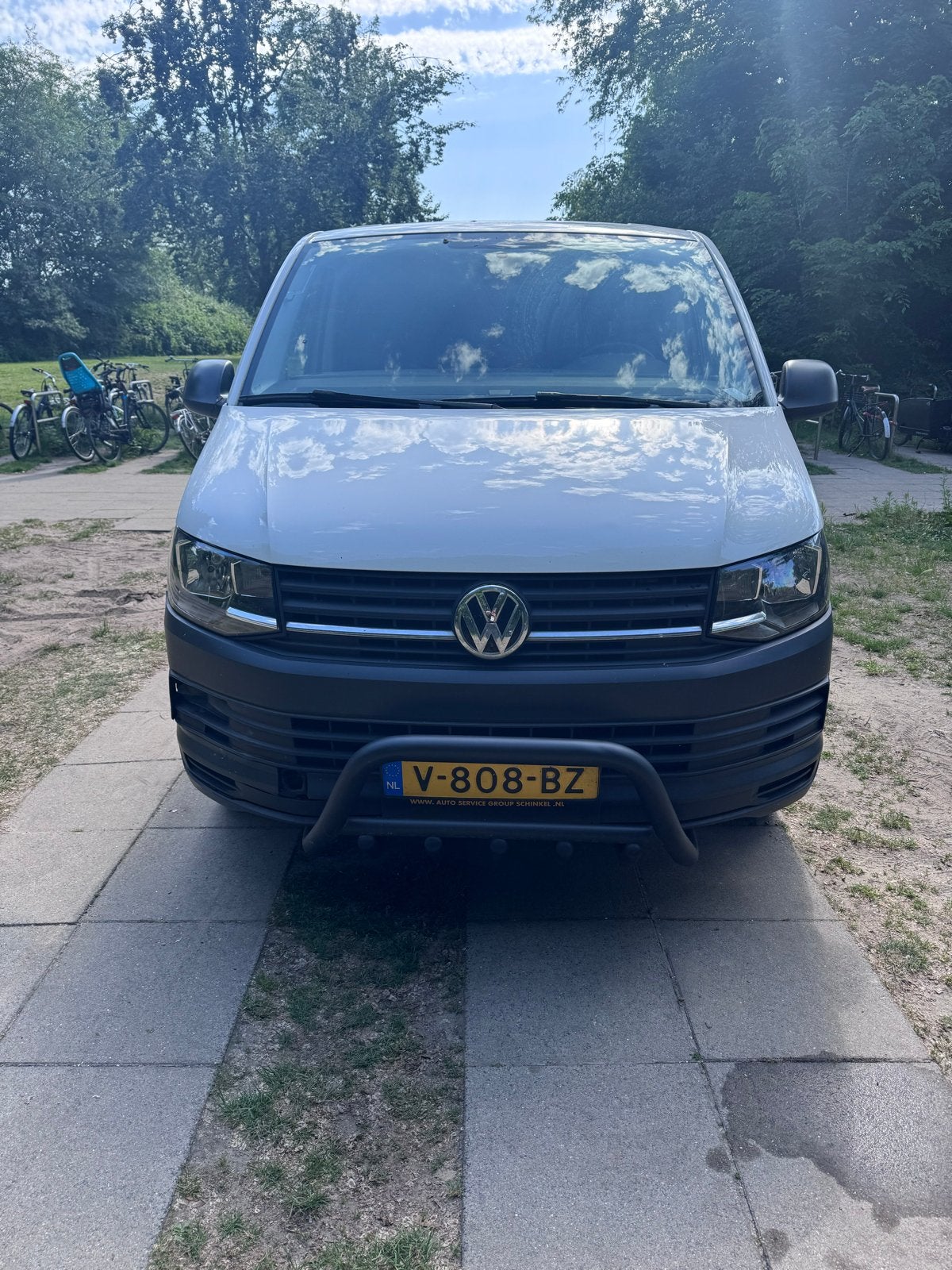 Volkswagen Transporter 2.0 D 62KW 2017, Auto's, Bestelauto's, Particulier, Volkswagen, Diesel, Origineel Nederlands, Wit, Grijs