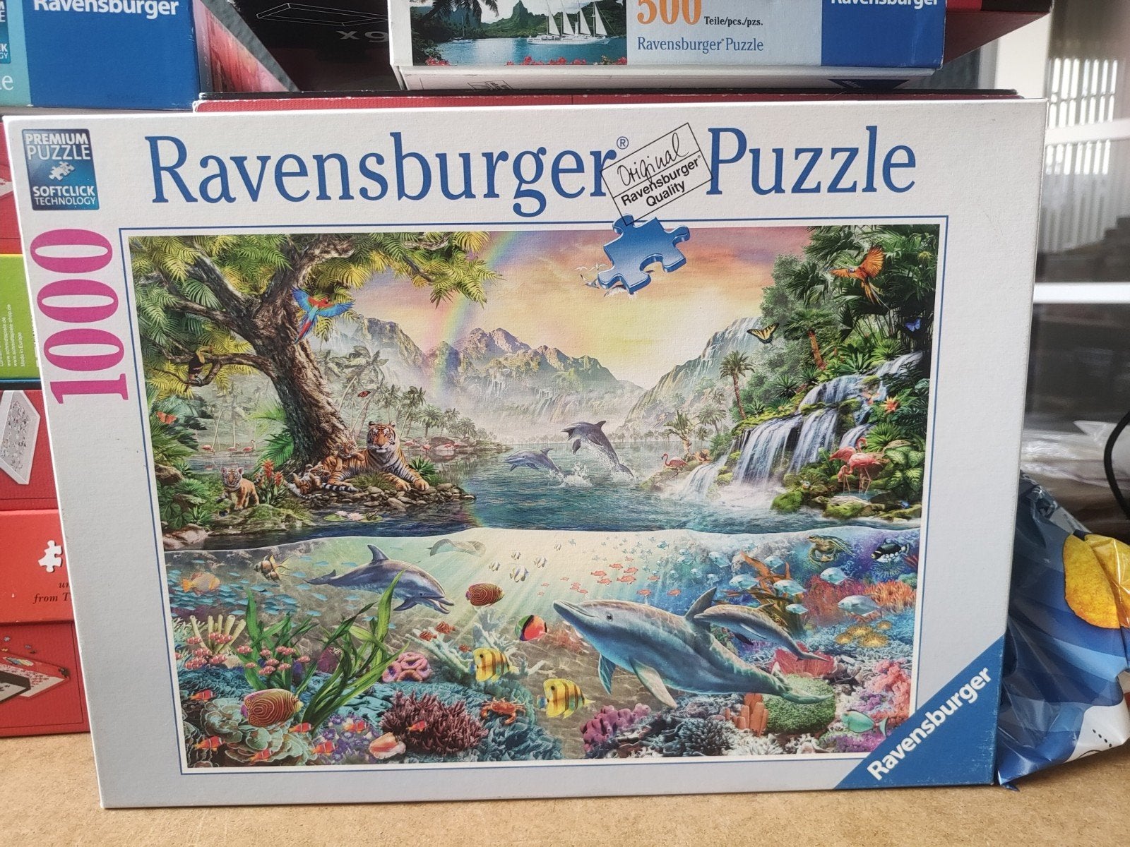 Ravensburger puzzel 1000 stukjes, Ophalen of Verzenden, 500 t/m 1500 stukjes, Zo goed als nieuw, Legpuzzel