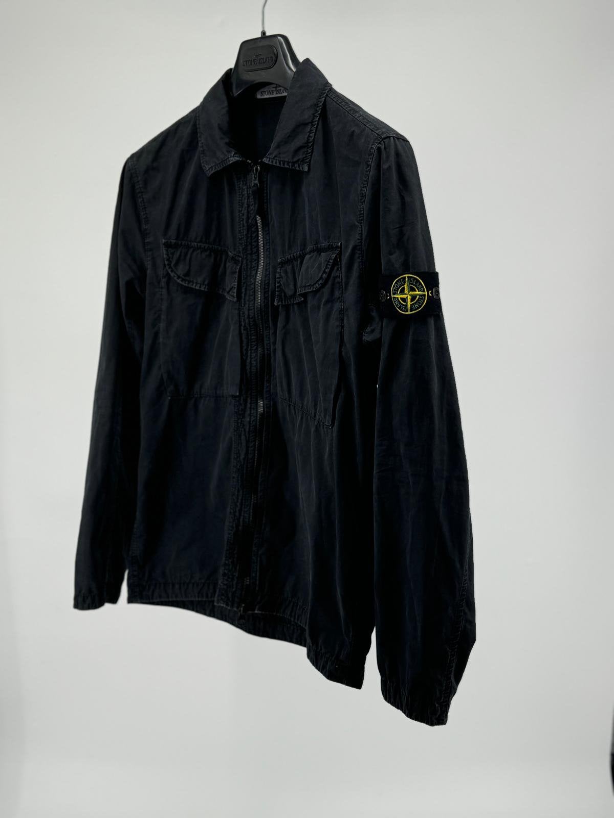 Stone Island Overshirt - Maat Small, Stone, Zwart, Ophalen of Verzenden, Zo goed als nieuw
