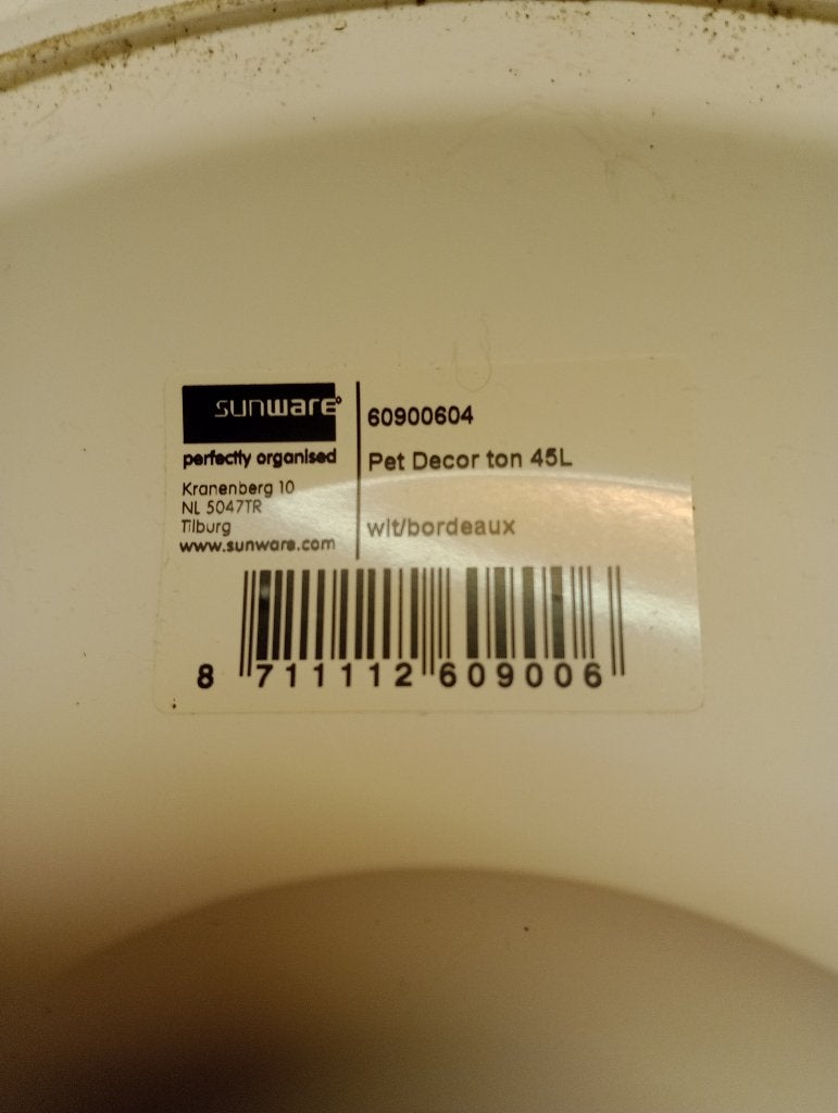 Voerton 45 liter, Dieren en Toebehoren, Ophalen