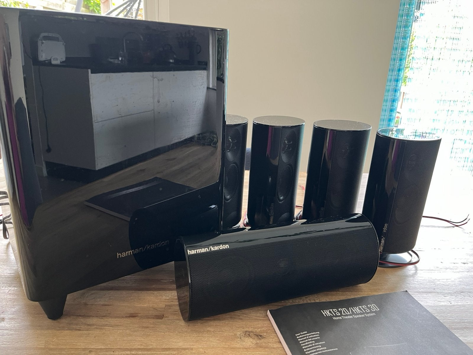 Harman Kardon 5.1 speakerset met extra subwoofer, Overige merken, Ophalen of Verzenden, Overige spelers, Gebruikt