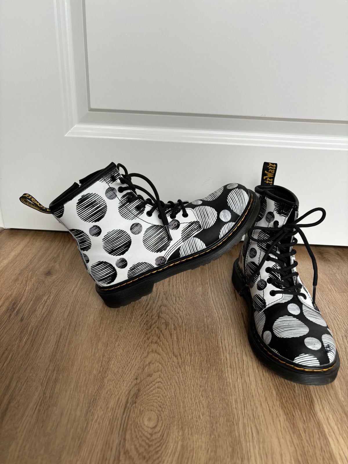 Stippel boots dr Martens maat 36, Hoge laarzen, Zwart, Ophalen of Verzenden, Gedragen