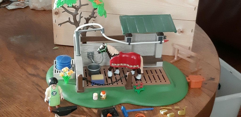 playmobil hoefsmid, Ophalen, Gebruikt, Complete set, Overige typen
