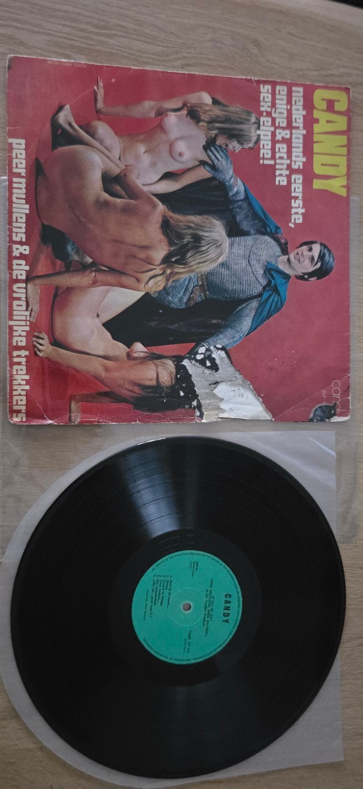 Candy - Peer Mullens & De Vrolijke Trekkers LP, LP, Gebruikt, Overige genres, Ophalen of Verzenden