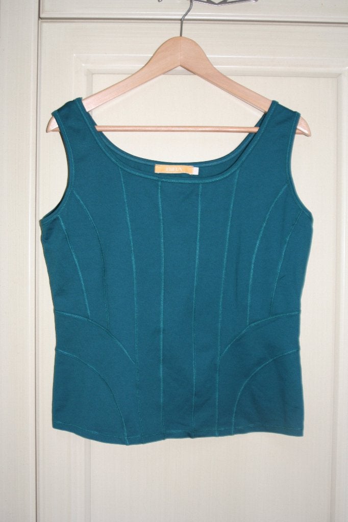 Mouwloze top van Biba in petrolblauw maat M, Maat 38/40 (M), Blauw, Biba, Ophalen of Verzenden