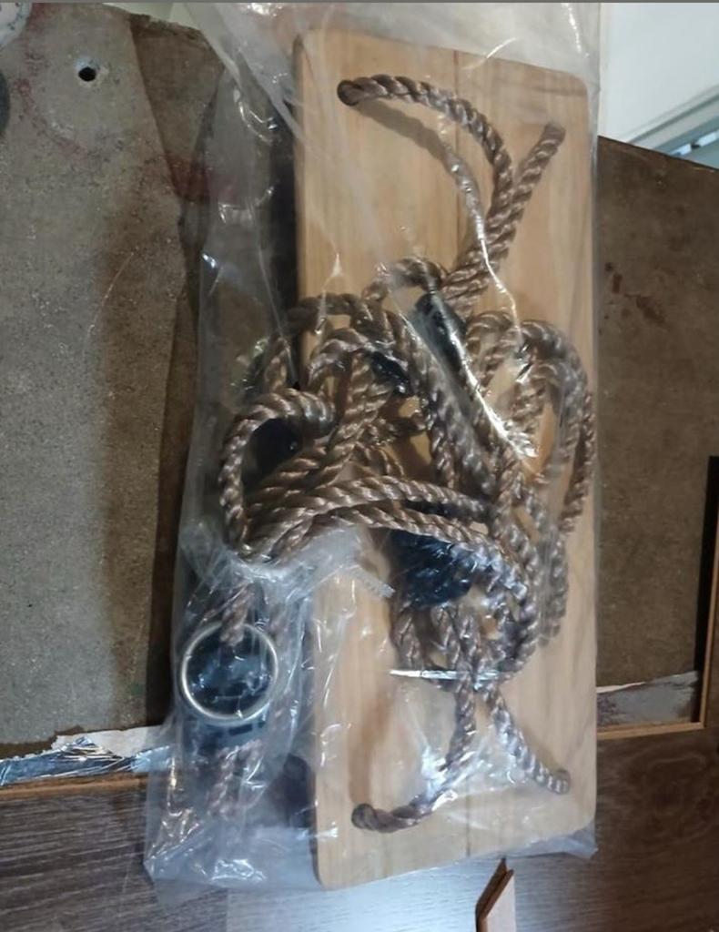 Houten schommel zitje, Minder dan 50 cm, Nieuw, Ophalen of Verzenden, Schilderij