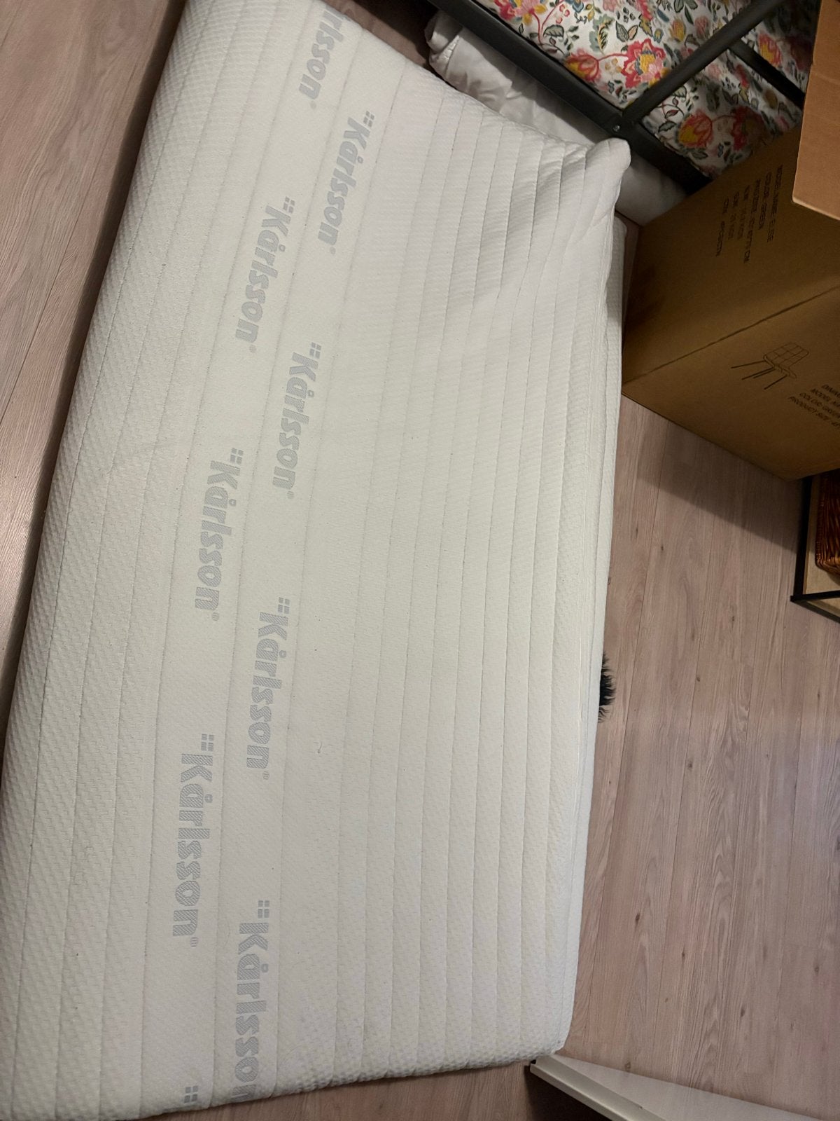 Karlsson topper, Ophalen, Tweepersoons, Zo goed als nieuw, Matras