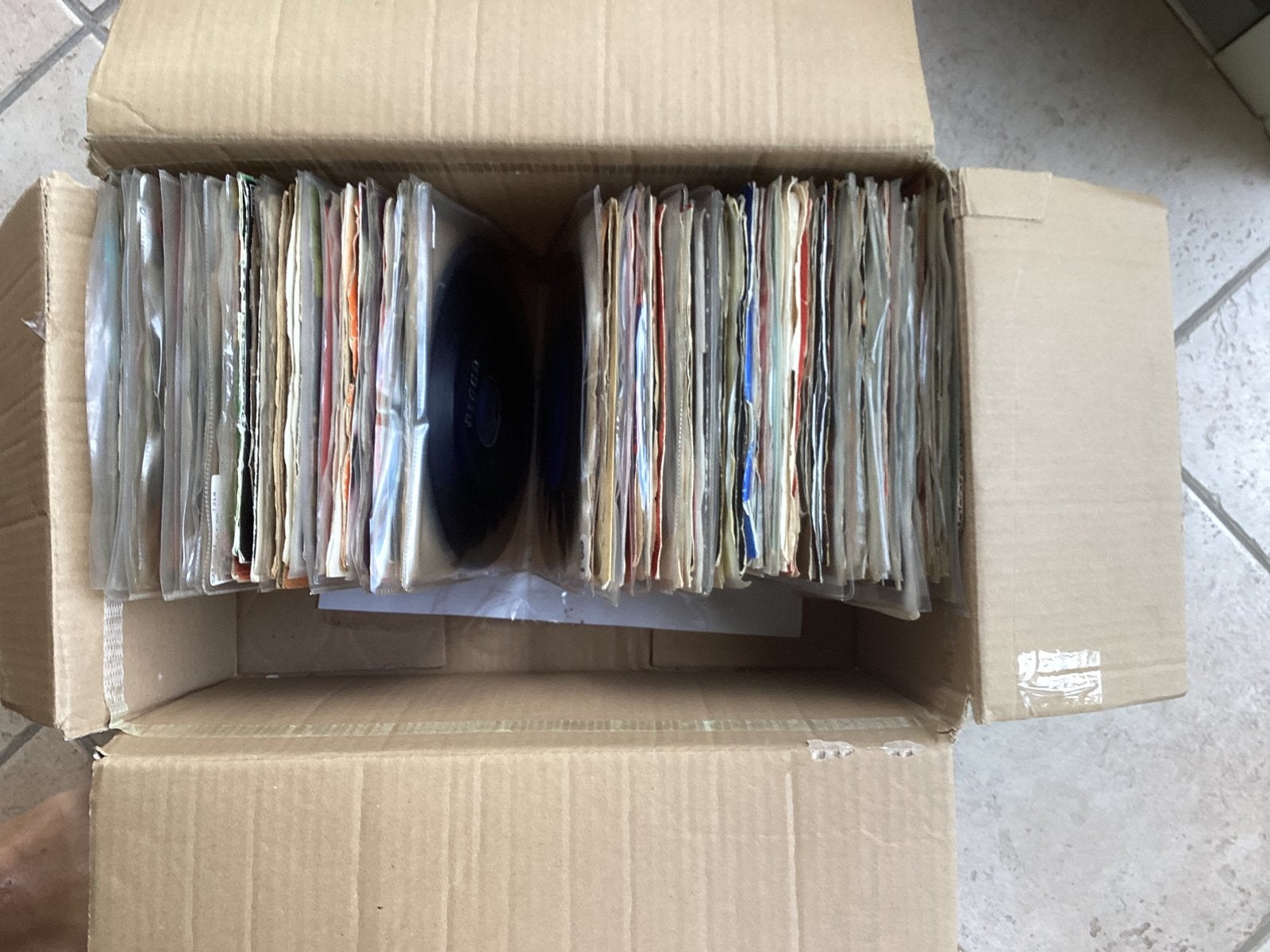 150 Jukebox Singles (doos), Gebruikt, 7 inch, Ophalen of Verzenden, Pop