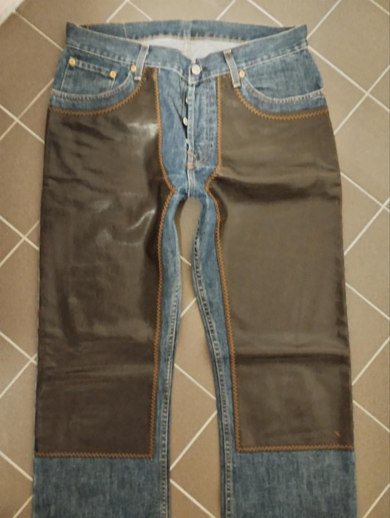 Casucci jeans western stijl maat 36 (W34), Ophalen of Verzenden, Zo goed als nieuw, Blauw, W36 - W38 (confectie 52/54)