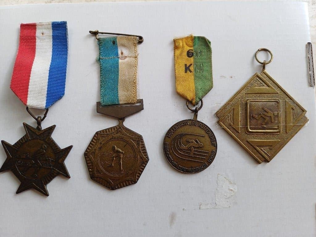 Medaille Schaatsen Holl. Merendistrict Koudekerk Rottemeren, Ophalen of Verzenden, Overige materialen
