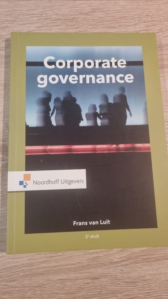 Corporate Governance, Verzenden, HBO, Zo goed als nieuw, Noordhoff Uitgevers