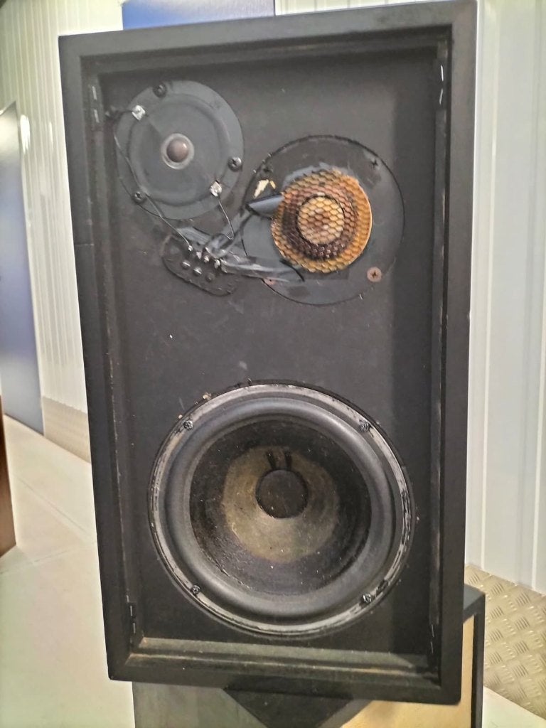 Acoustic Research AR-5, Stereo speakers, Refurbished, 60 tot 120 watt, Ophalen