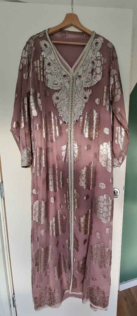 Takchita te koop met riem S/M, paars/roze, Maat 38/40 (M), Overige typen, Paars, Ophalen of Verzenden