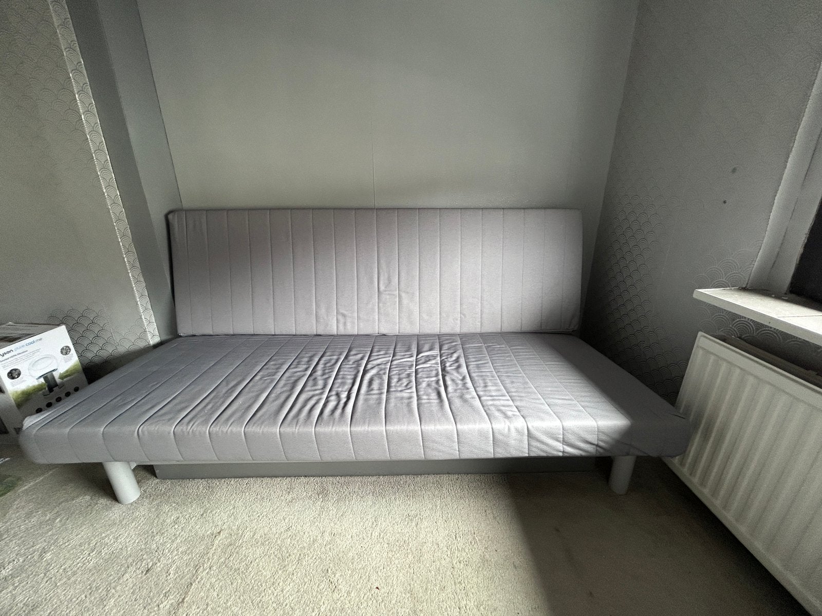 Gratis bed/bank 140x200 met opbergbak, Ophalen, Zo goed als nieuw, Tweepersoons