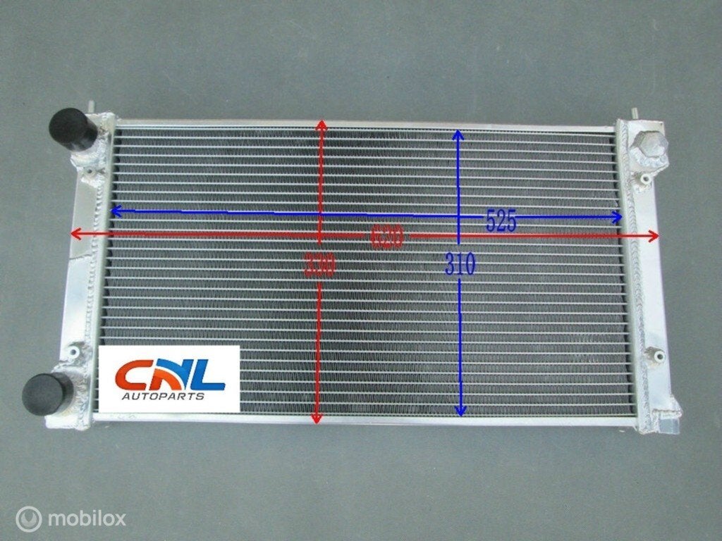 Radiateur 1986-1992 VW Golf MK1 Mk2 1.8L GTI 8v Aluminum, Nieuw, Ophalen of Verzenden