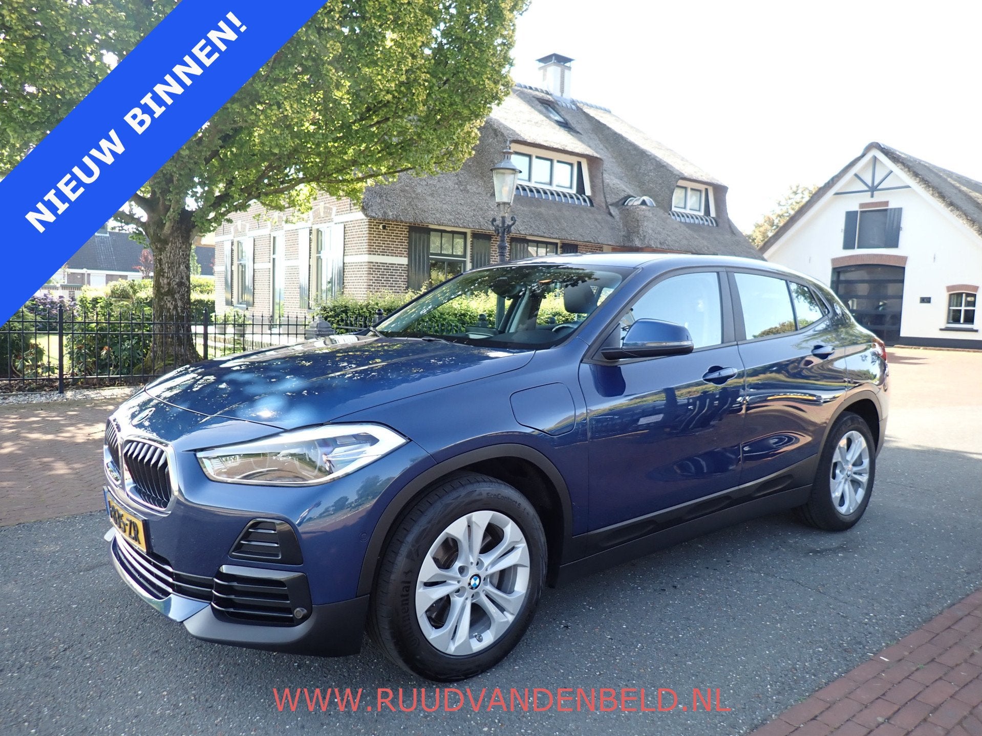 BMW X2 xDrive25e / HEAD-UP / ACC / LEDER / STOELVERWARMING /, Automaat, X2, Gebruikt, Blauw