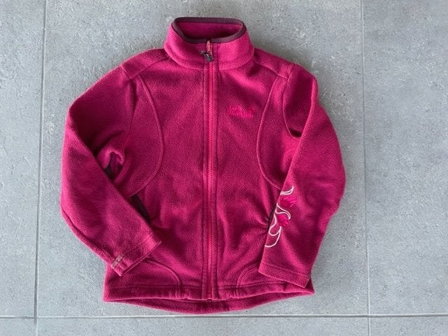 Jack Wolfskin fleecevest maat 140, Ophalen of Verzenden, Zo goed als nieuw, Meisje, Trui of Vest