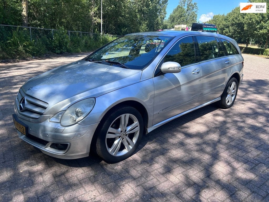 Mercedes-Benz R-klasse 320 CDI Lang 4-Matic Automaat! 7-Pers, Auto's, Mercedes-Benz, Automaat, Zwart, Automatische klimaatregeling