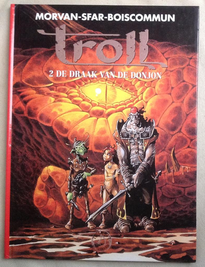 Troll 2 - De Draak Van De Donjon Boiscommun & Sfar & Morvan, Boeken, Stripboeken, Eén stripboek, Verzenden, Gelezen, Boiscommun & Sfar & Morvan