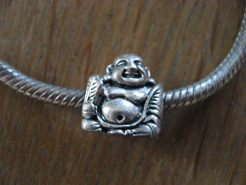 zilveren Carlo Biagi armband en Boeddha bedel,17,5 cm, Verzenden, Nieuw, Met bedels of kralen, Zilver