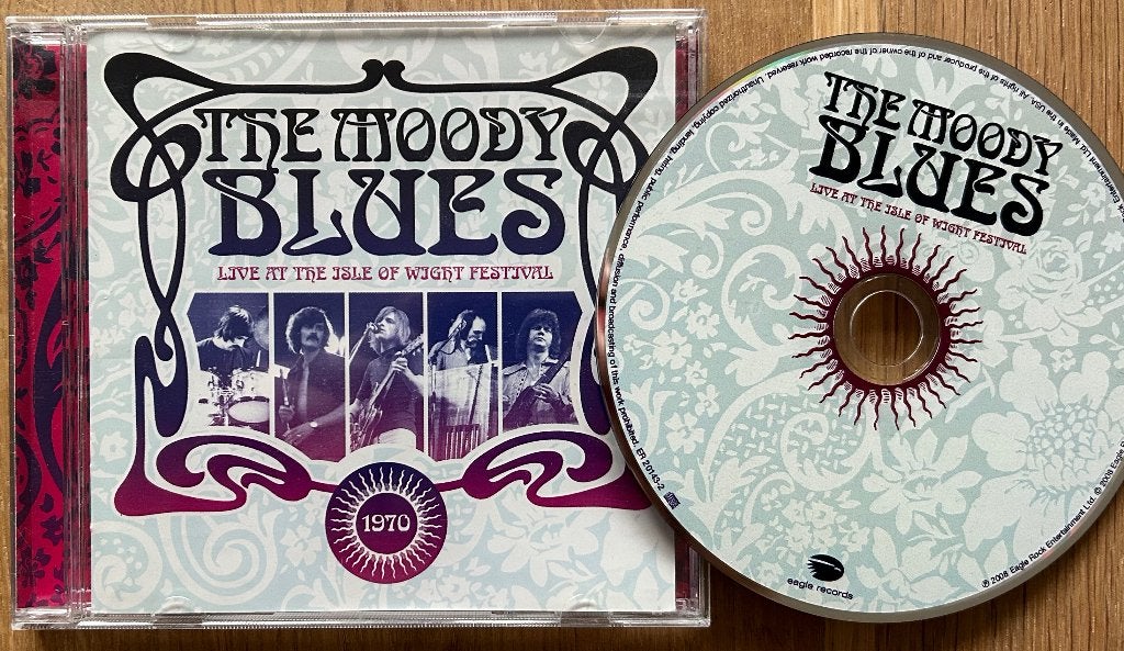 MOODY BLUES - Live at the Isle of Wight Festival 1970 ( CD ), Ophalen of Verzenden, Zo goed als nieuw, Classic Rock, Live-album