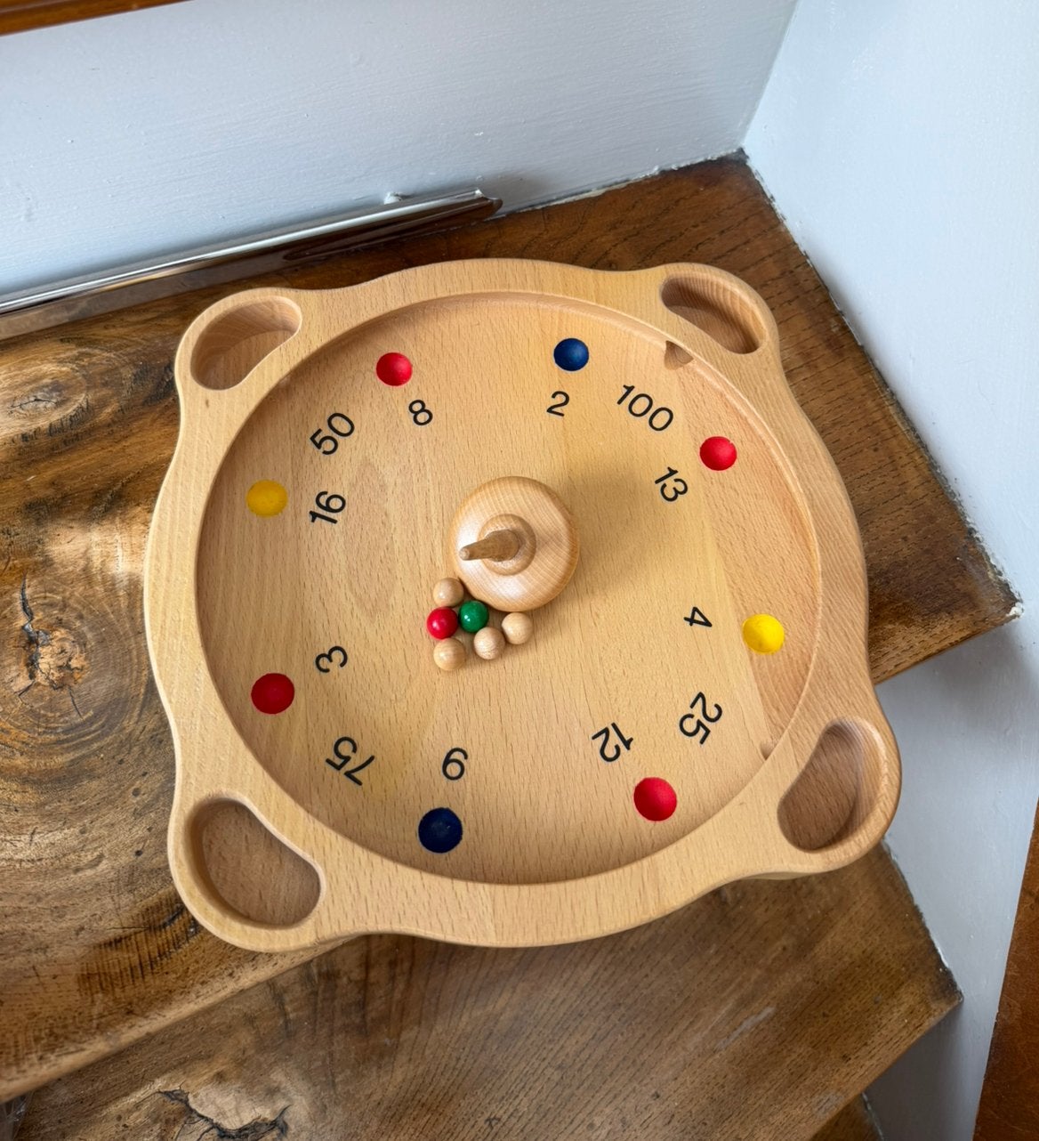 Houten Tiroler roulette spel, Ophalen of Verzenden, Zo goed als nieuw