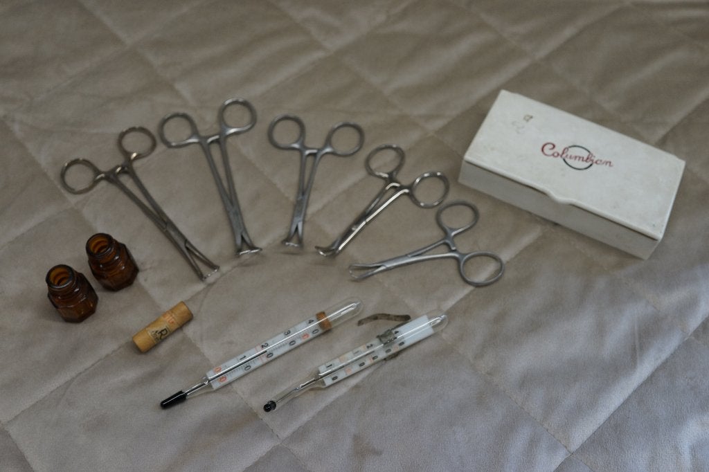 Antieke Medische Instrumentenset – Unieke Vintage Vondst!, Ophalen of Verzenden