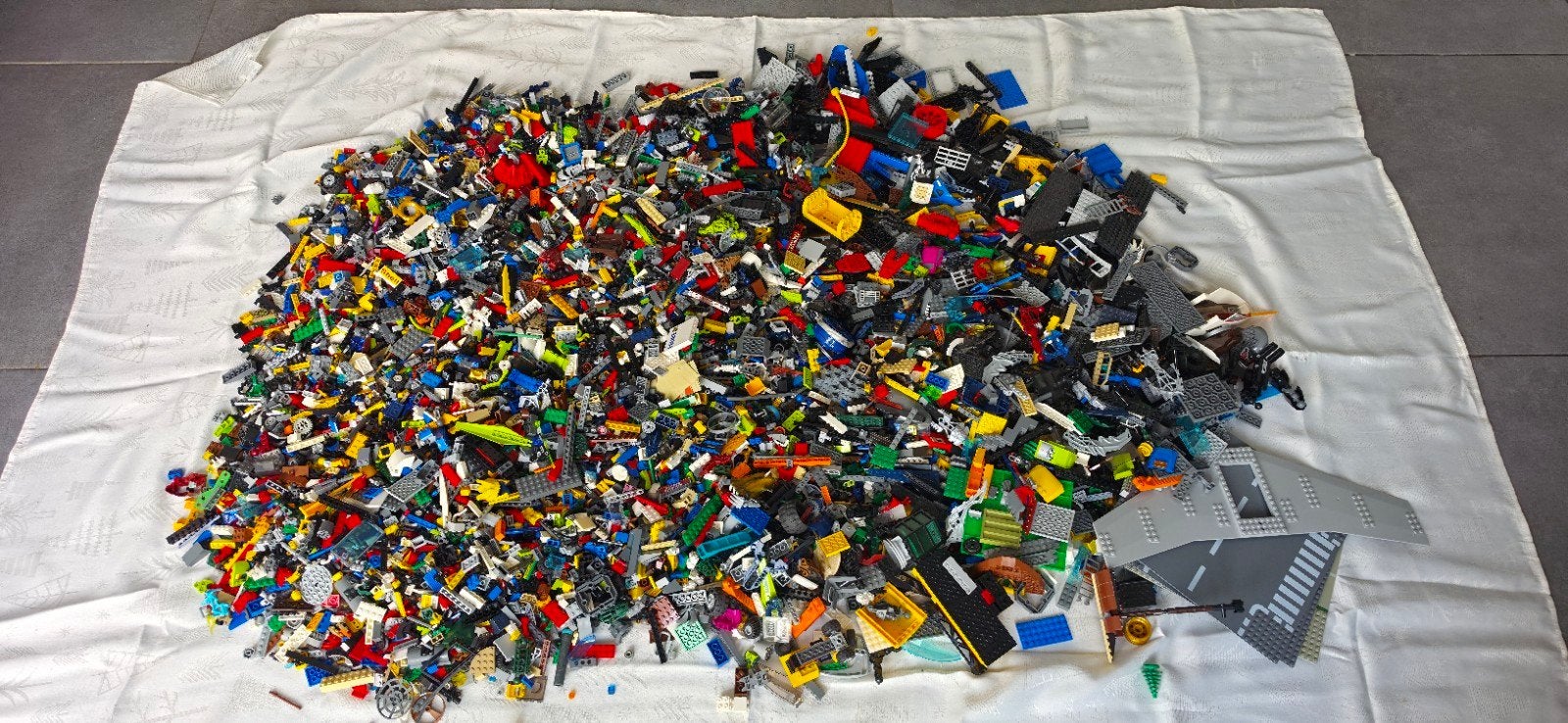 Grote partij LEGO met diverse sets en handleidingen, Ophalen, Gebruikt, Overige merken