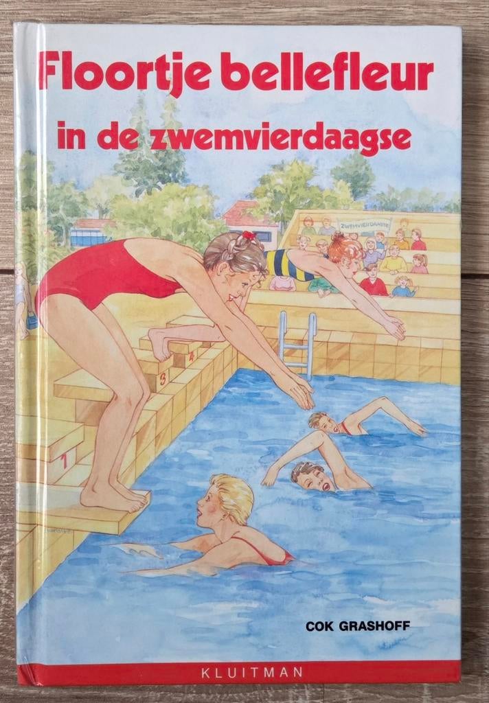 Cok Grashoff - Floortje Bellefleur in de zwemvierdaagse, Ophalen of Verzenden, Zo goed als nieuw, Cok Grashoff, Fictie algemeen