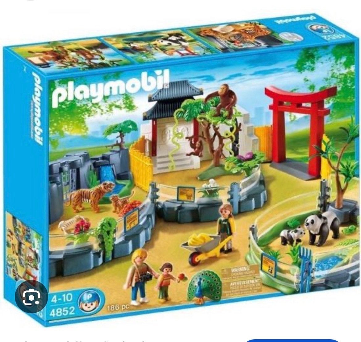 Playmobil 4852 Aziatische Dierentuin - Compleet om te spelen, Ophalen, Wild life, Gebruikt, Gebouw
