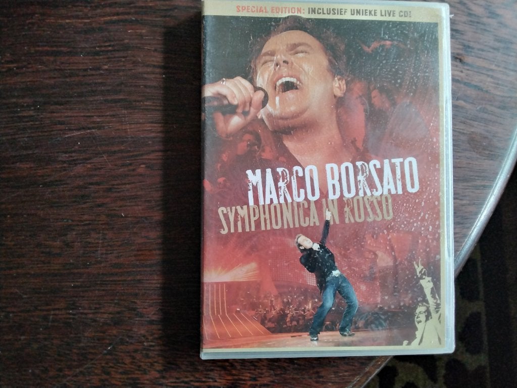 Marco Borsato symphonica in rosso, origineel, Alle leeftijden, Ophalen of Verzenden, Zo goed als nieuw, Concert